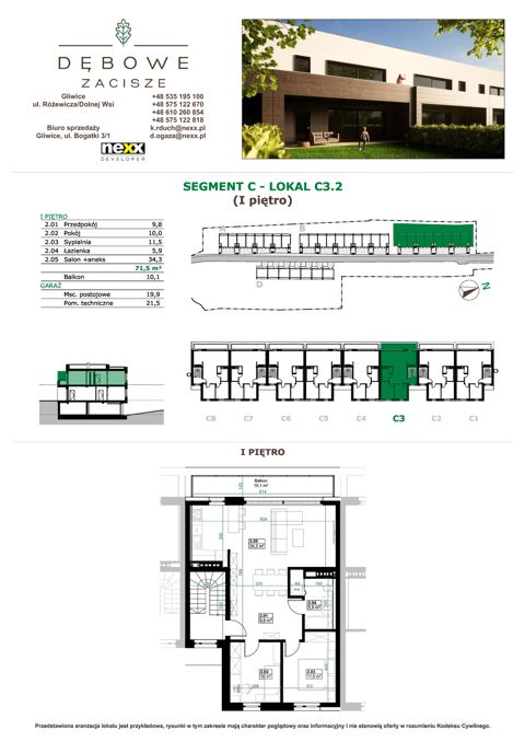 Plan 3 pok. 72m²