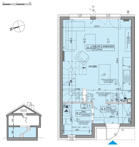 Plan 3 pok. 73m²