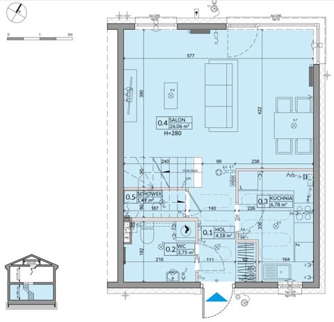Plan 4 pok. 84m²