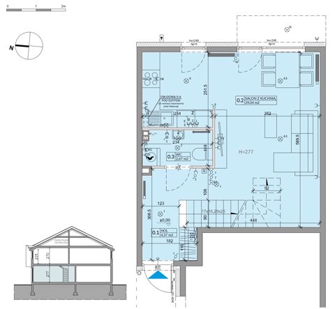 Plan 3 pok. 71m²