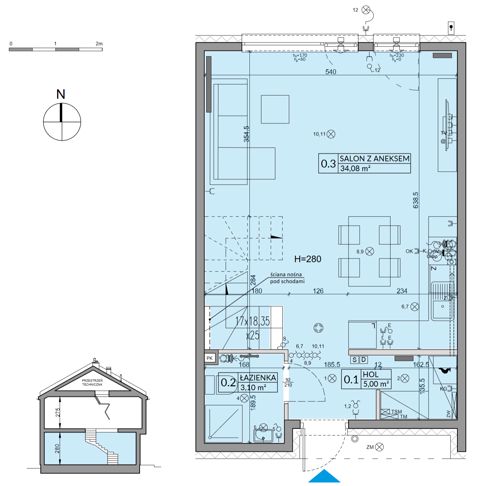 Plan 4 pok. 85m²