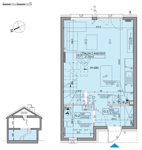 Plan 3 pok. 73m²