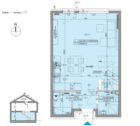 Plan 4 pok. 86m²