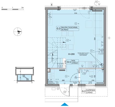 Plan 4 pok. 74m²