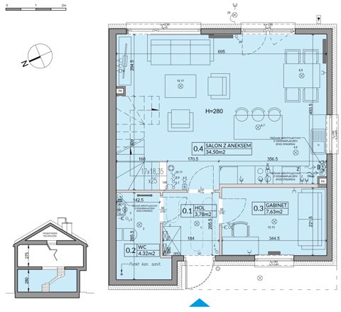 Plan 5 pok. 103m²