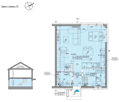 Plan 5 pok. 82m²
