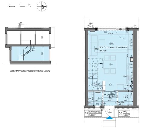 Plan 3 pok. 63m²