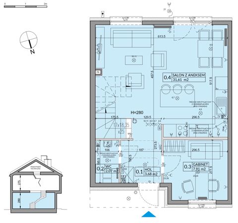 Plan 5 pok. 92m²