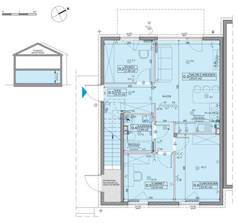 Plan 4 pok. 60m²