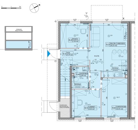 Plan 4 pok. 60m²