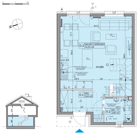 Plan 4 pok. 83m²