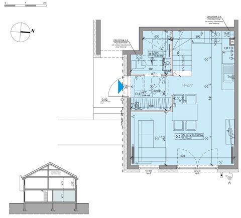 Plan 3 pok. 68m²