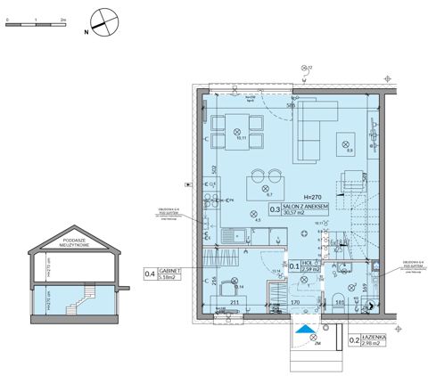 Plan 5 pok. 82m²