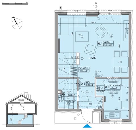 Plan 4 pok. 82m²