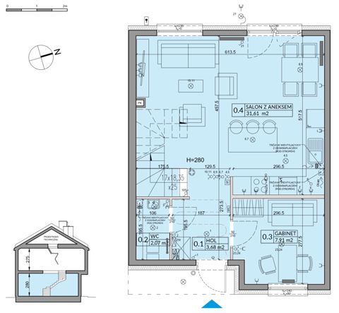 Plan 5 pok. 92m²
