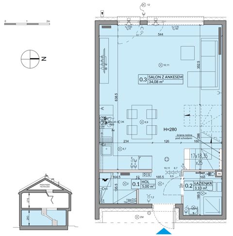 Plan 4 pok. 85m²