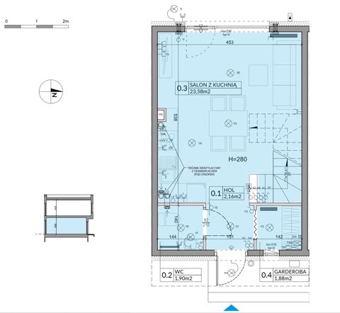 Plan 3 pok. 62m²