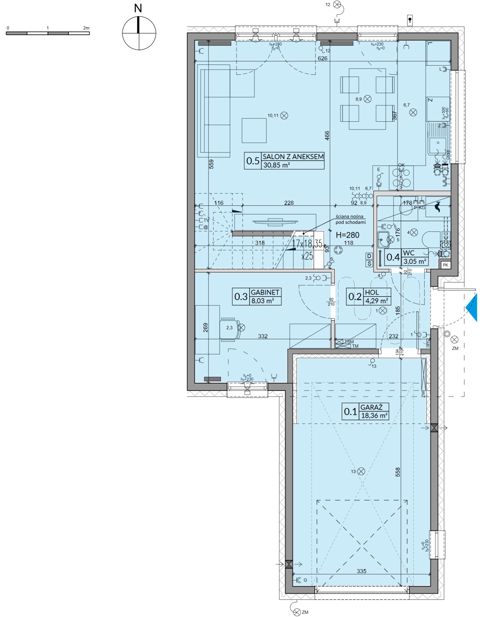 Plan 5 pok. 114m²