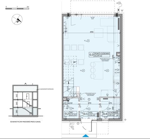 Plan 5 pok. 124m²