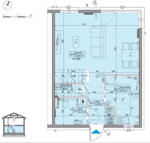 Plan 4 pok. 84m²