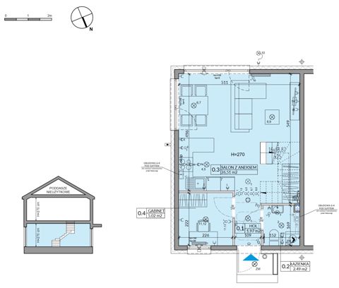 Plan 5 pok. 71m²