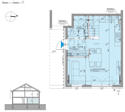 Plan 3 pok. 68m²