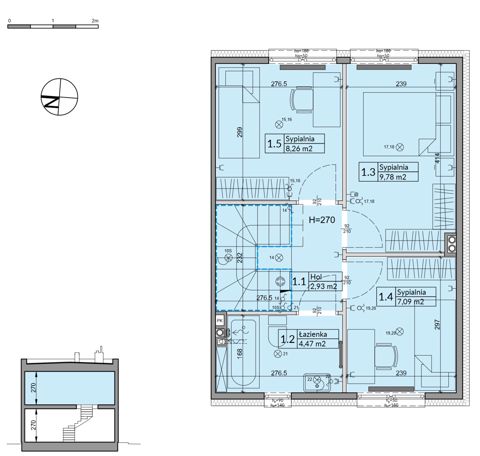Plan 5 pok. 73m²