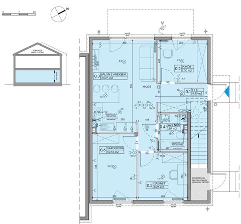 Plan 4 pok. 60m²