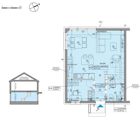 Plan 5 pok. 82m²