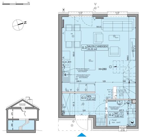 Plan 4 pok. 83m²