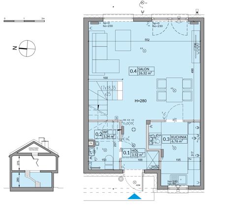 Plan 4 pok. 82m²