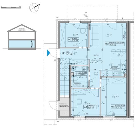 Plan 4 pok. 60m²