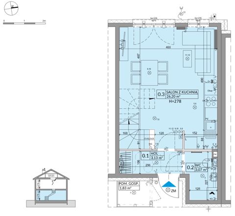 Plan 3 pok. 68m²