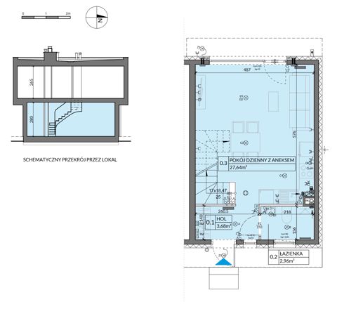 Plan 4 pok. 75m²