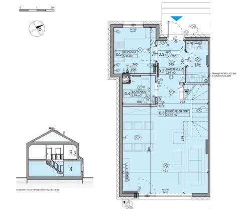 Plan 4 pok. 86m²