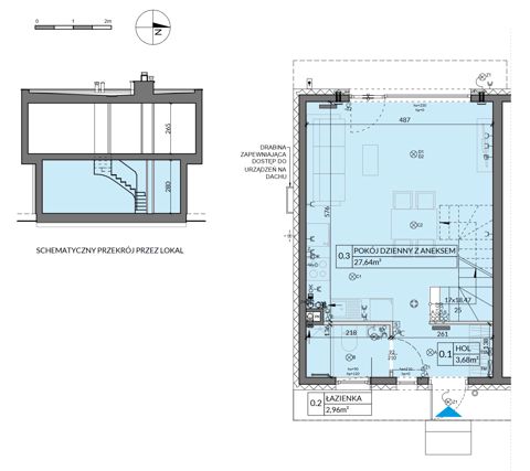 Plan 4 pok. 75m²