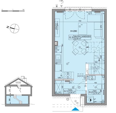 Plan 3 pok. 66m²