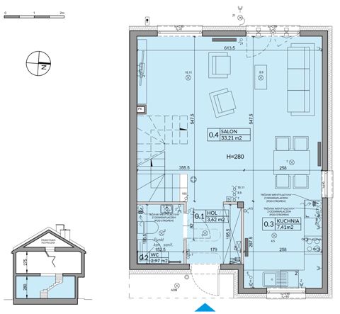 Plan 4 pok. 96m²
