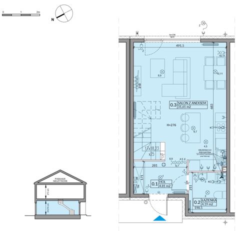 Plan 4 pok. 83m²
