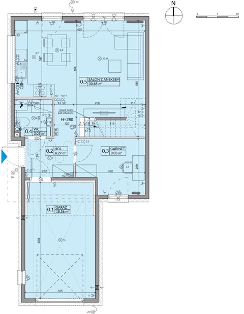 Plan 5 pok. 114m²