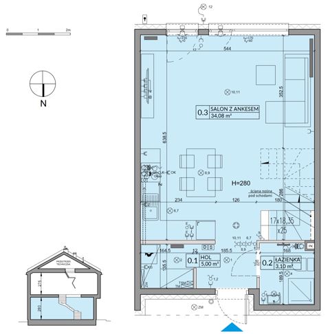 Plan 4 pok. 85m²