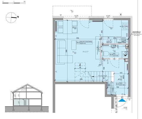 Plan 3 pok. 70m²
