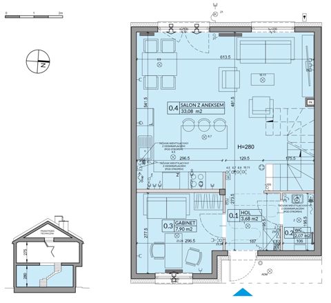 Plan 5 pok. 95m²