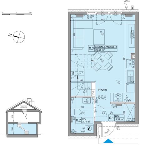 Plan 3 pok. 66m²