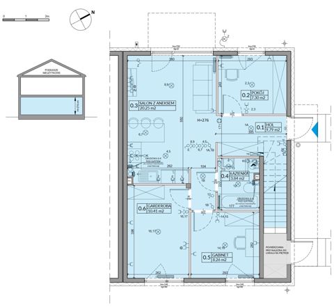 Plan 4 pok. 60m²