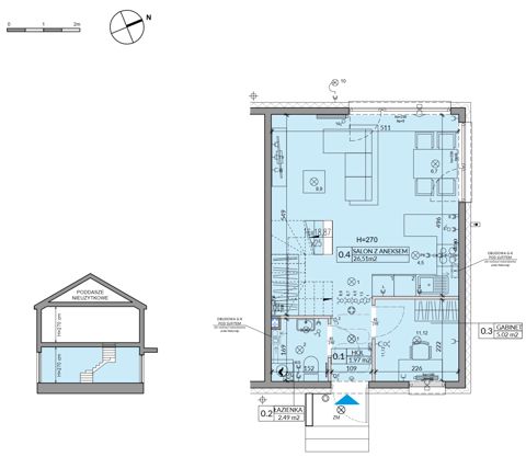 Plan 5 pok. 71m²