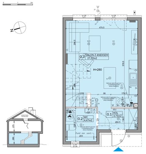 Plan 3 pok. 73m²