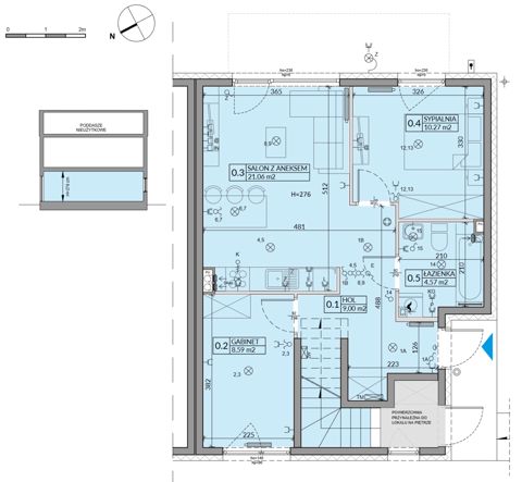 Plan 3 pok. 53m²