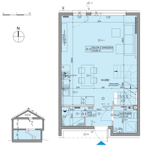 Plan 4 pok. 85m²