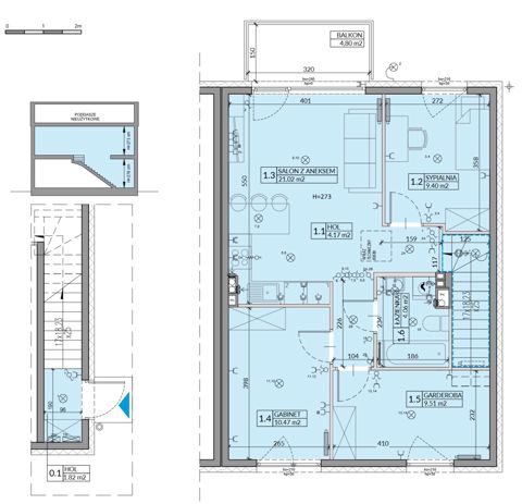 Plan 4 pok. 64m²